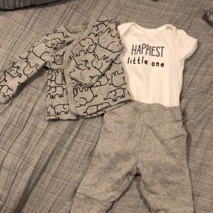 Baby boy three piece set